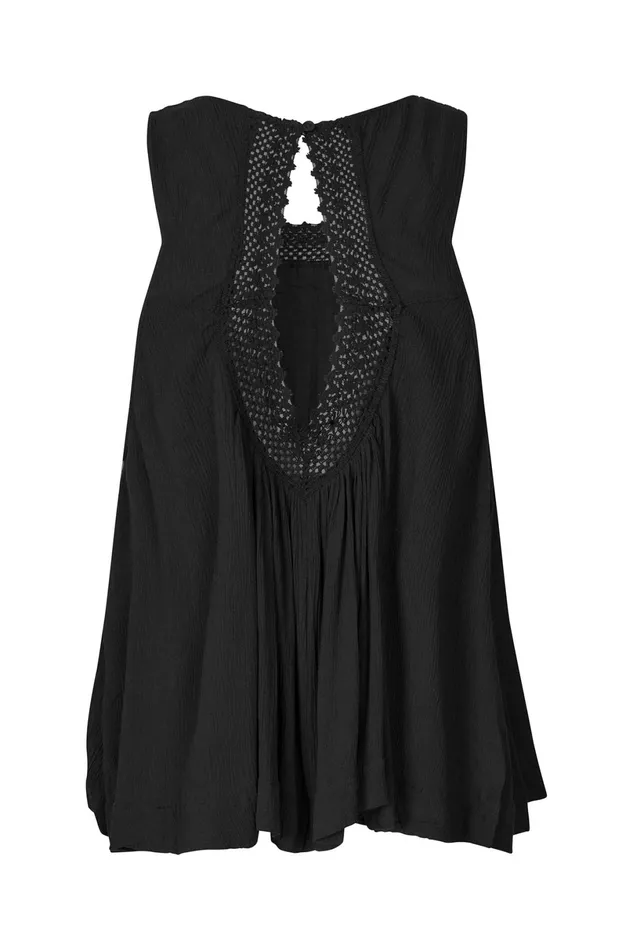 Women Lollys Laundry Blouses Tshirts Newton LL Top SL Washed Black