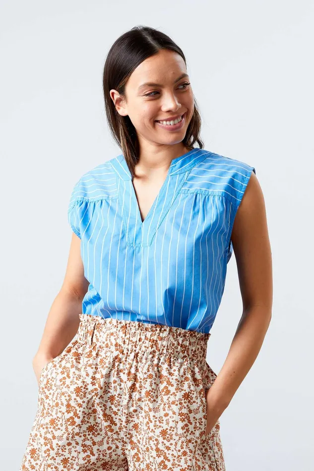 Women Lollys Laundry Blouses Tshirts Paloma Top Stripe