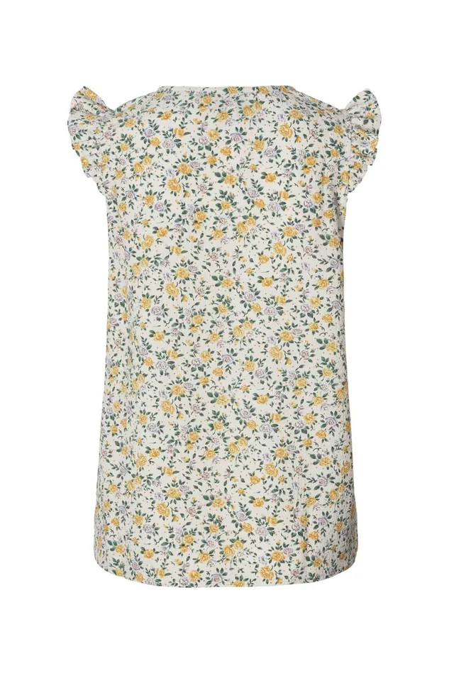 Women Lollys Laundry Blouses Tshirts Trali Top Flower Print