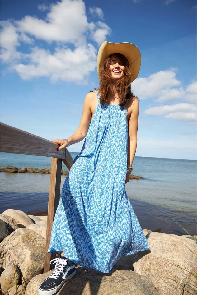 Women Lollys Laundry Dresses LungoLL Dress SL Blue