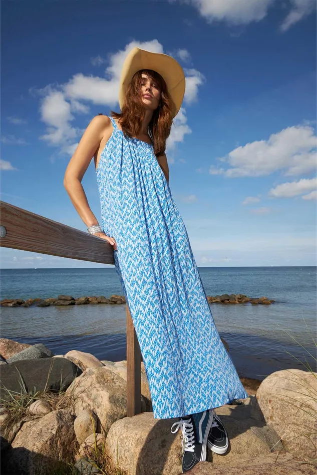 Women Lollys Laundry Dresses LungoLL Dress SL Blue