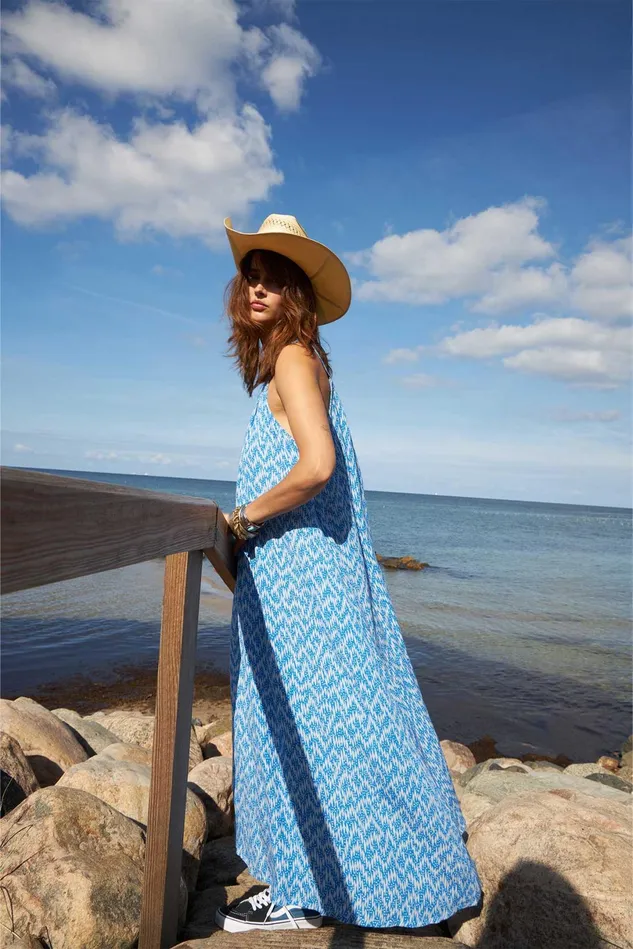 Women Lollys Laundry Dresses LungoLL Dress SL Blue