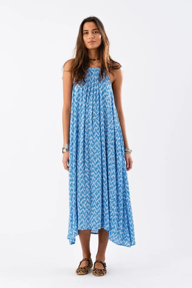 Women Lollys Laundry Dresses LungoLL Dress SL Blue