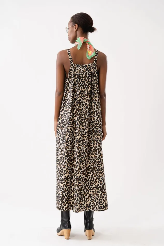 Women Lollys Laundry Dresses LungoLL Maxi Dress SL Leopard Print