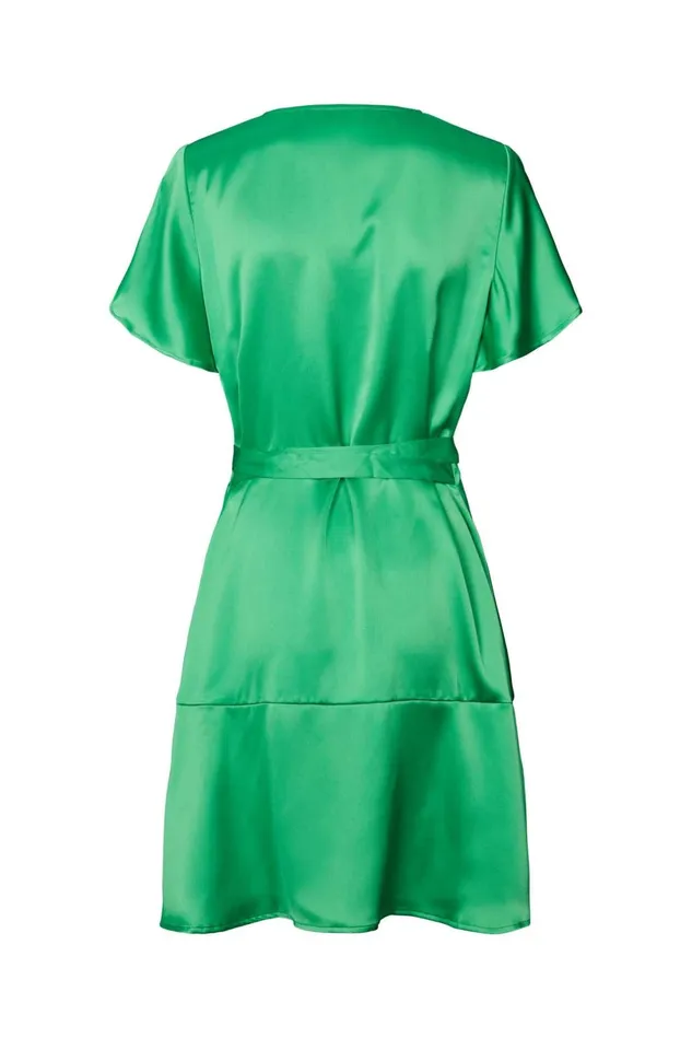Women Lollys Laundry Dresses Miranda Wrap Around Dress Green