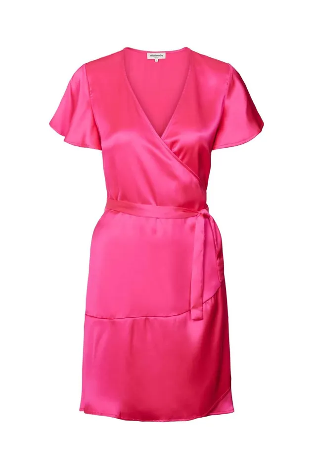 Women Lollys Laundry Dresses Miranda Wrap Around Dress Pink