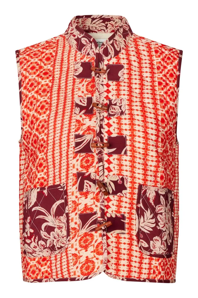 Women Lollys Laundry Gilets CairoLL Vest Red