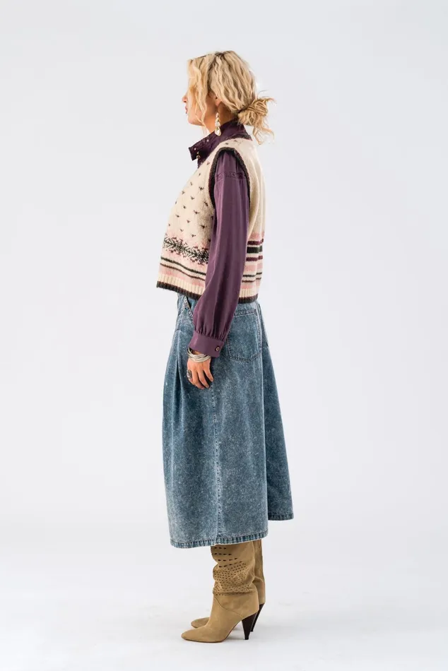 Women Lollys Laundry Jackets and Coats InaLL Vest Creme