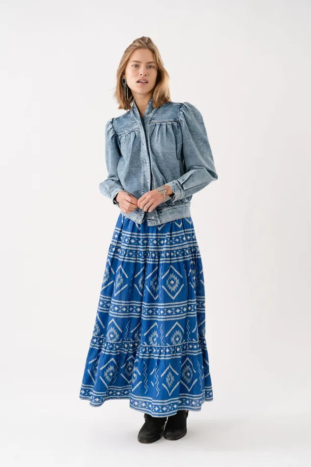 Women Lollys Laundry Jackets and Coats IrishLL Jacket LS Blue