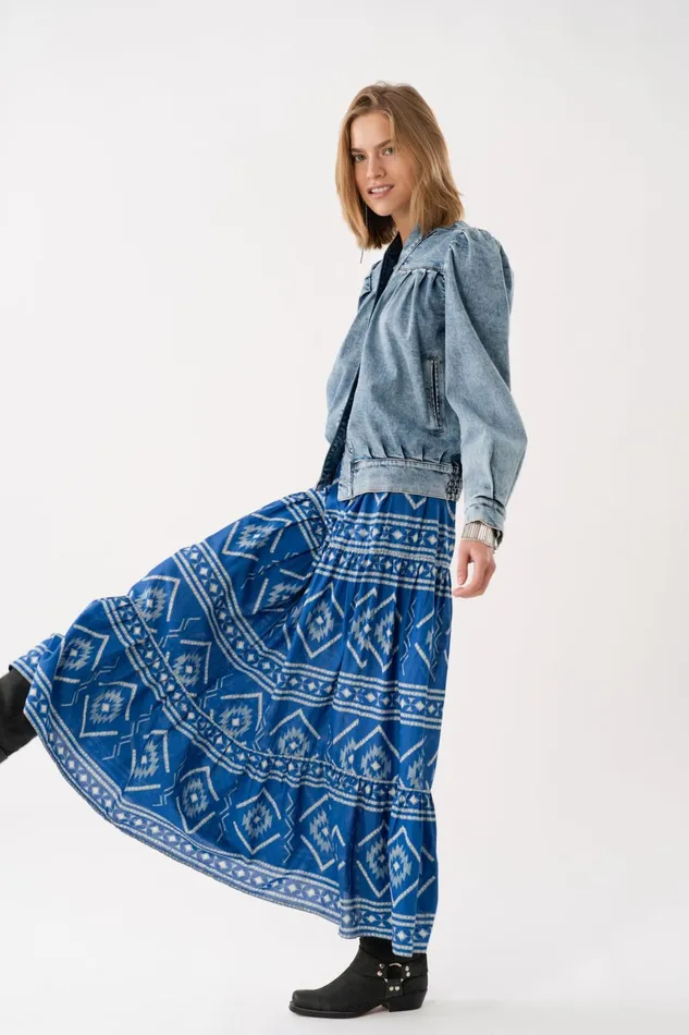Women Lollys Laundry Jackets and Coats IrishLL Jacket LS Blue