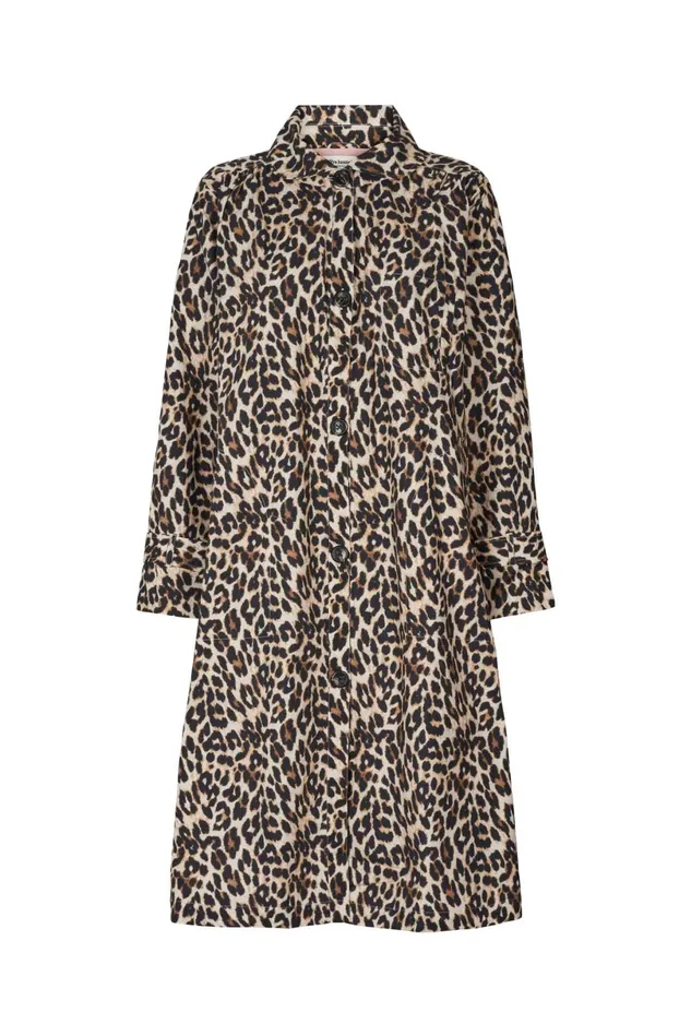 Women Lollys Laundry Jackets and Coats Mikala Jacket Leopard Print