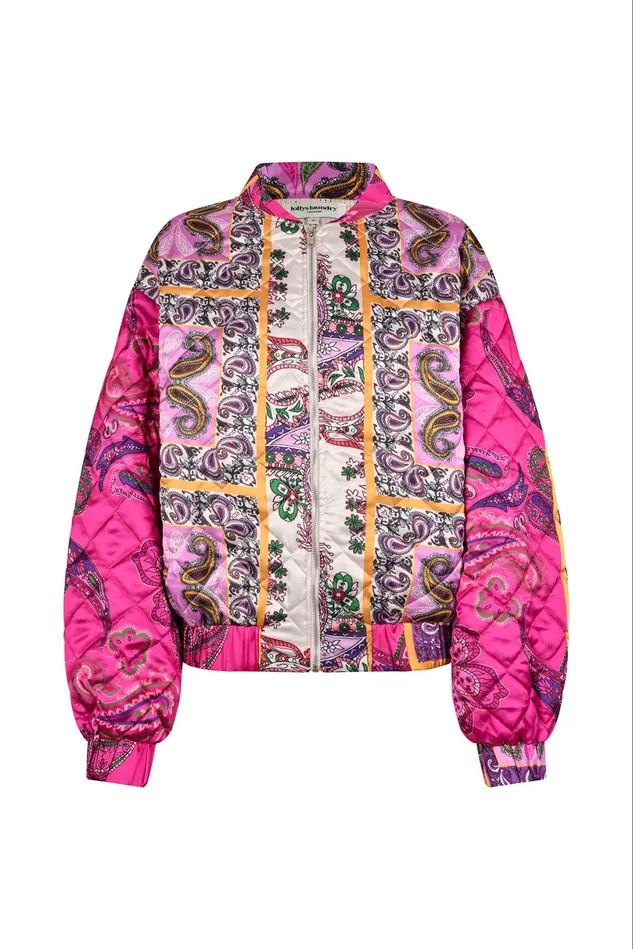 Women Lollys Laundry Jackets and Coats MontereyLL Bomber Jacket LS Multi