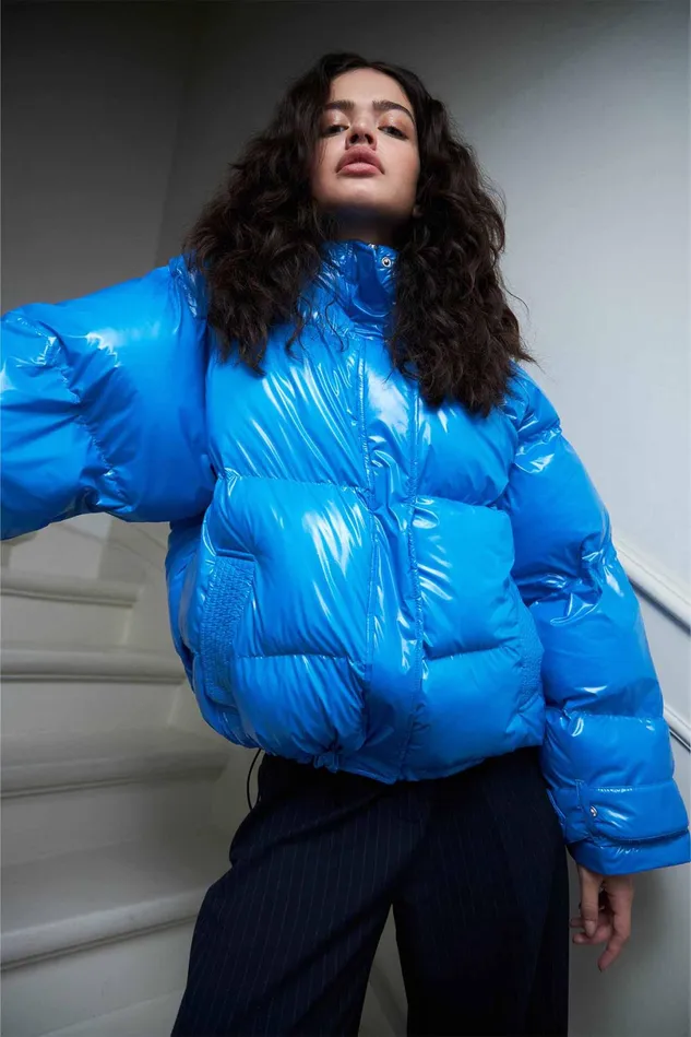 Women Lollys Laundry Jackets and Coats ShelbyLL Jacket Neon Blue