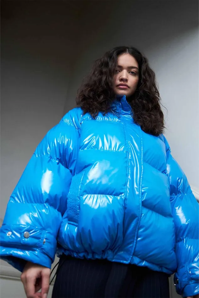 Women Lollys Laundry Jackets and Coats ShelbyLL Jacket Neon Blue