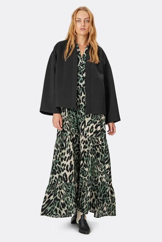 Women Lollys Laundry Jackets and Coats Tokyo Short Kimono Black