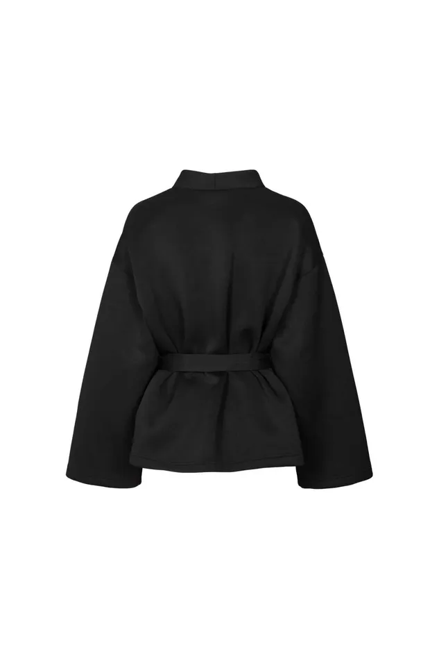 Women Lollys Laundry Jackets and Coats Tokyo Short Kimono Black