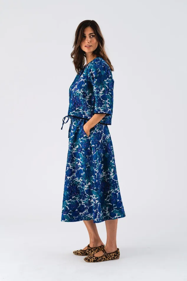Women Lollys Laundry Jackets and Coats TrineLL Short Jacket 34 Flower Print