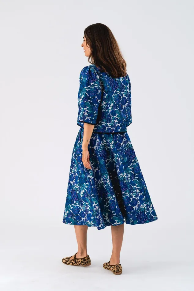 Women Lollys Laundry Jackets and Coats TrineLL Short Jacket 34 Flower Print