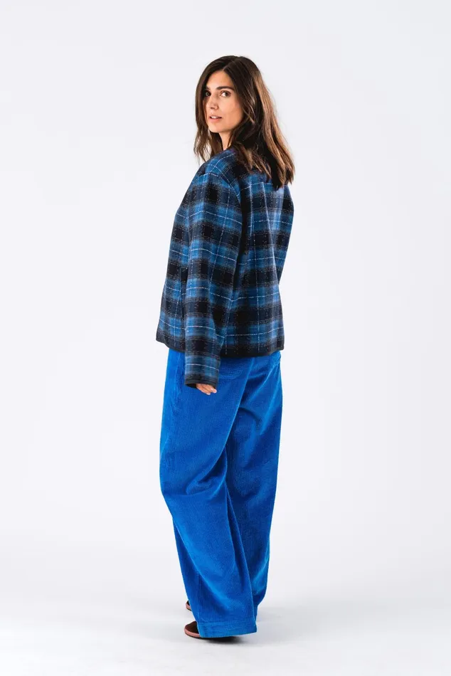Women Lollys Laundry Jackets and Coats YarraLL Jacket LS Neon Blue