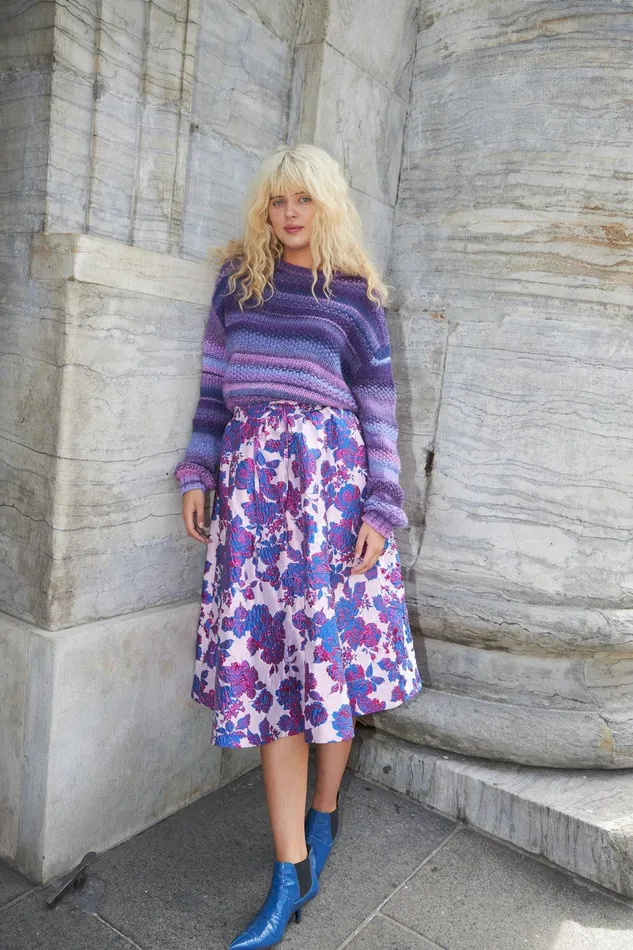 Women Lollys Laundry Knitwear Fairhaven Jumper Dark Lavender