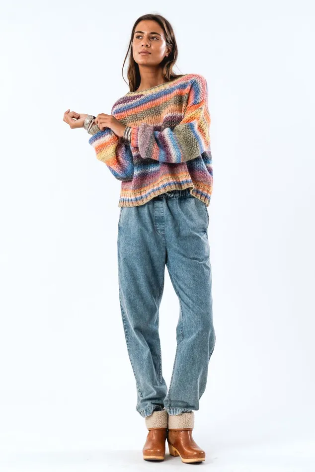 Women Lollys Laundry Knitwear FairhavenLL Jumper LS Multi