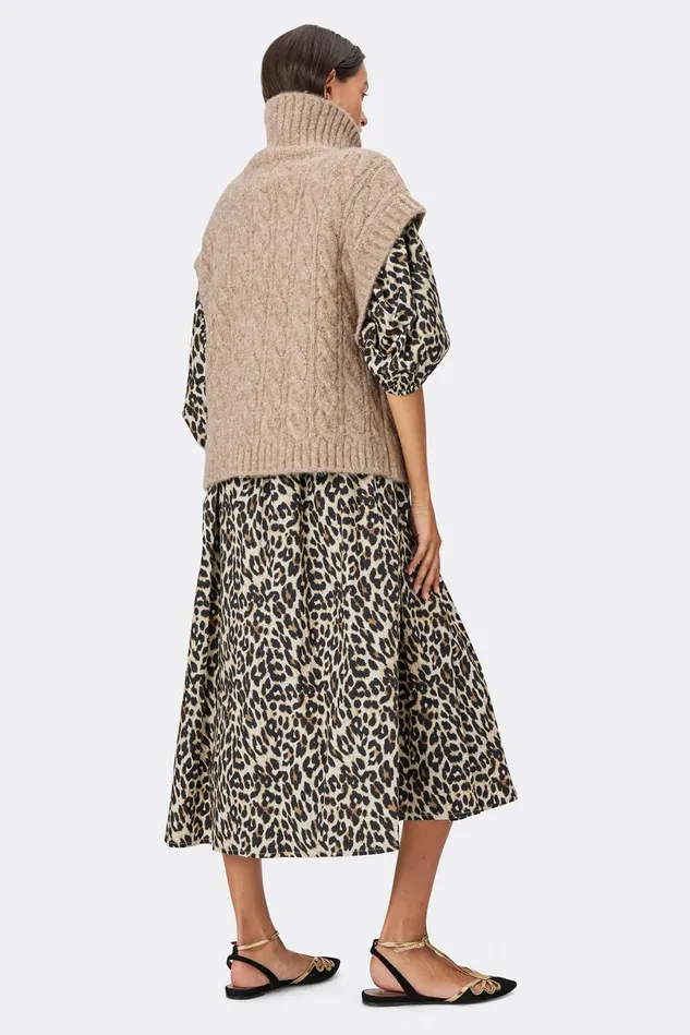 Women Lollys Laundry Knitwear FresnoLL Knit Vest SL Sand