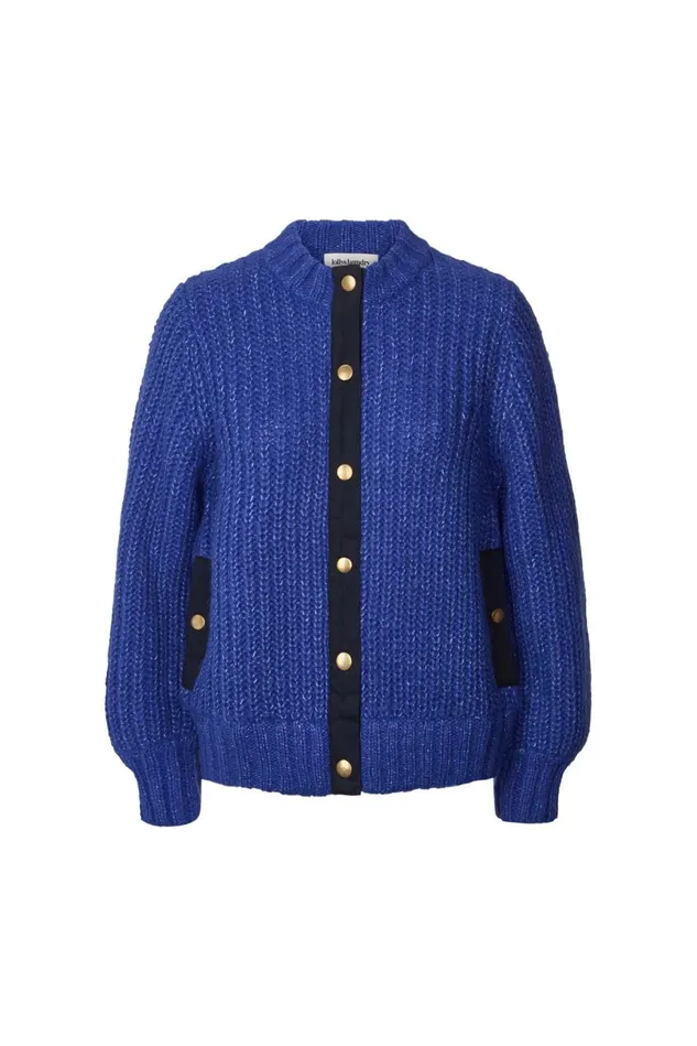 Women Lollys Laundry Knitwear Jamie Cardigan Royal Blue
