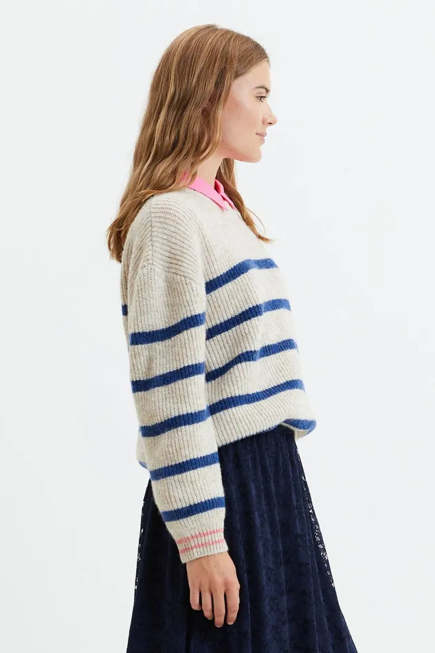 Women Lollys Laundry Knitwear Leslie Jumper Creme
