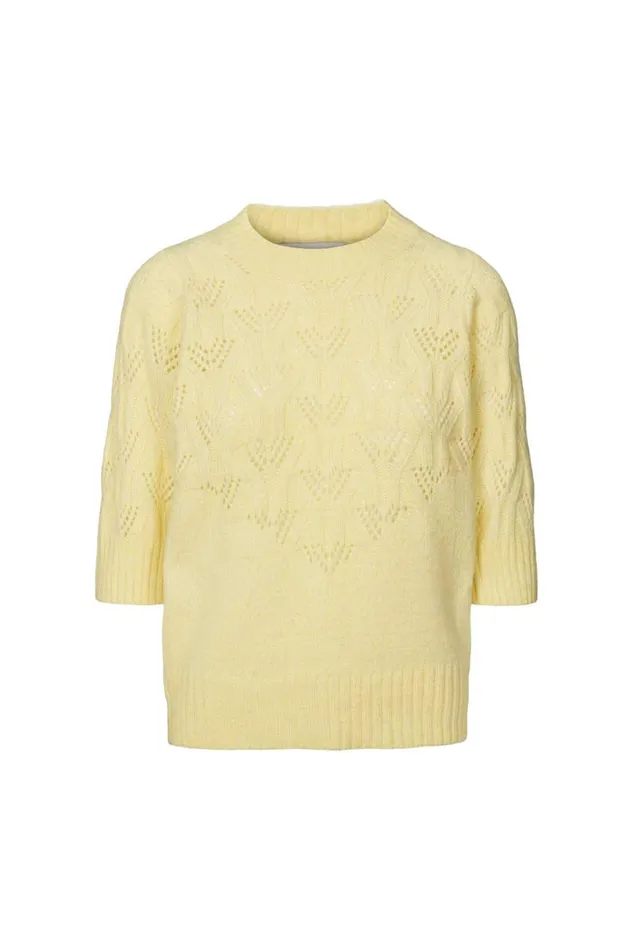Women Lollys Laundry Knitwear Mala Blouse Yellow