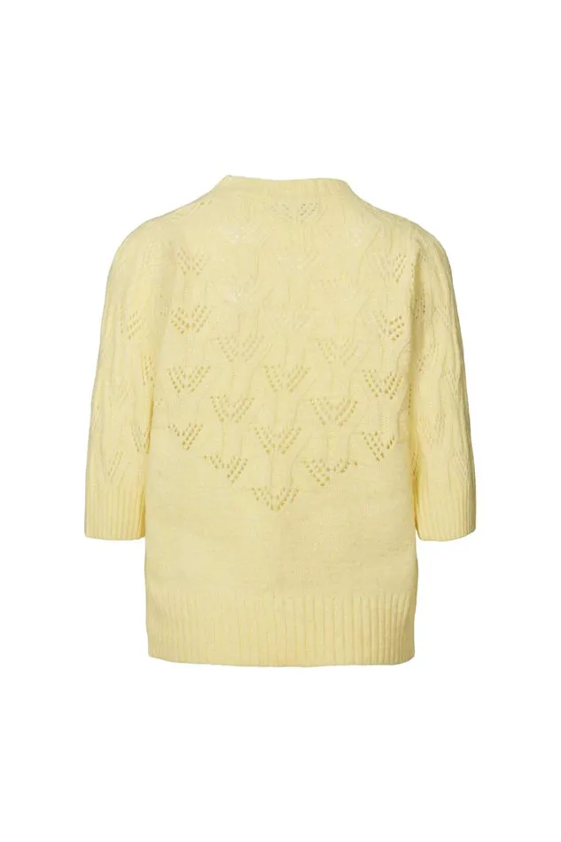 Women Lollys Laundry Knitwear Mala Blouse Yellow