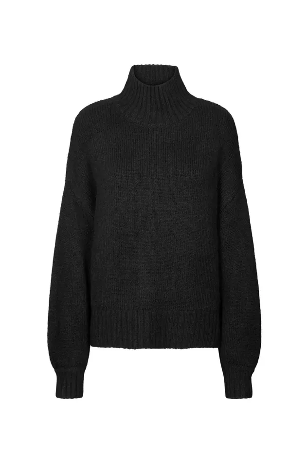 Women Lollys Laundry Knitwear Mille Knit Black