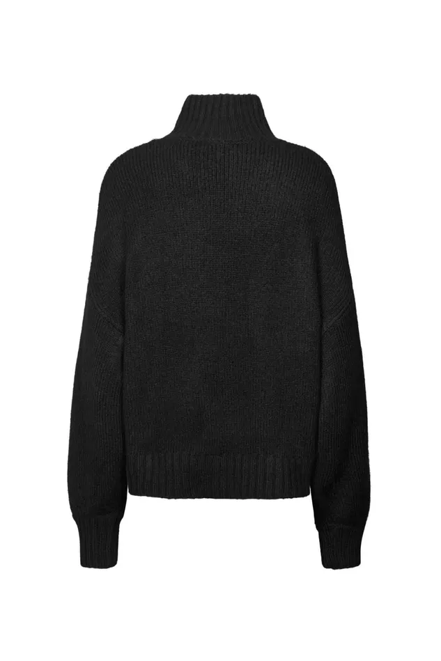 Women Lollys Laundry Knitwear Mille Knit Black