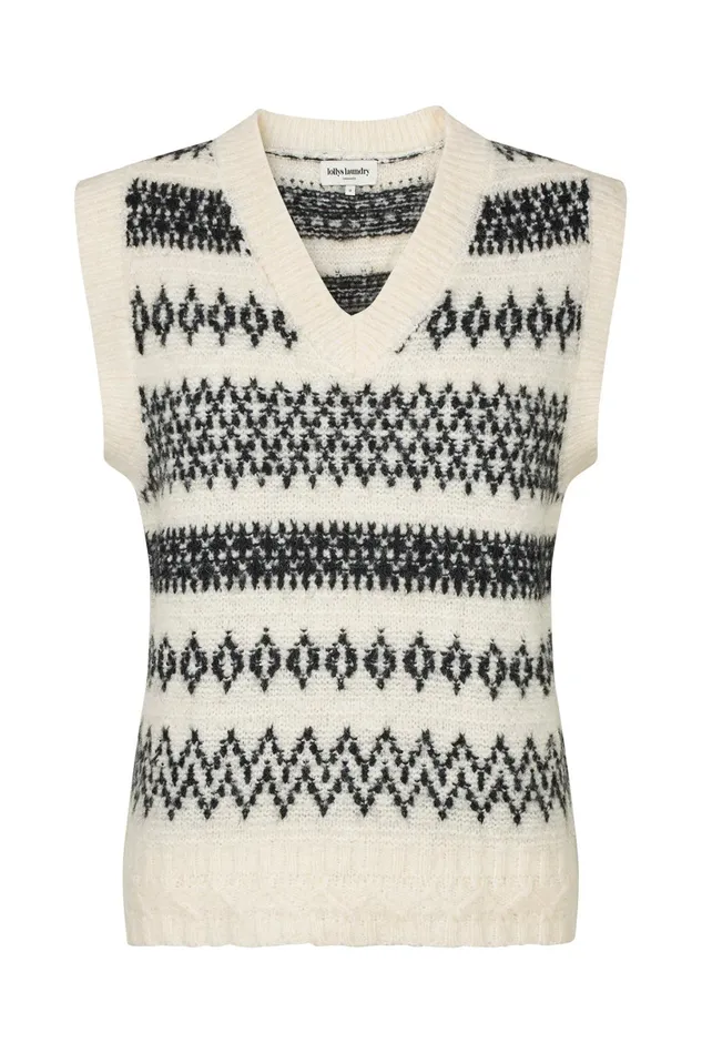 Women Lollys Laundry Knitwear NarbonneLL Vest SL Black