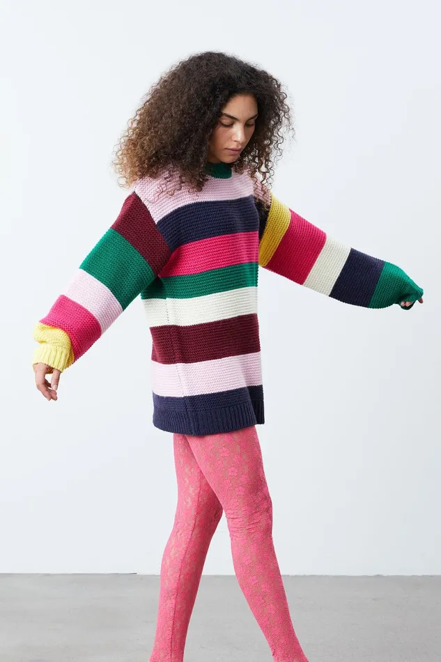 Women Lollys Laundry Knitwear Silas Jumper Multi