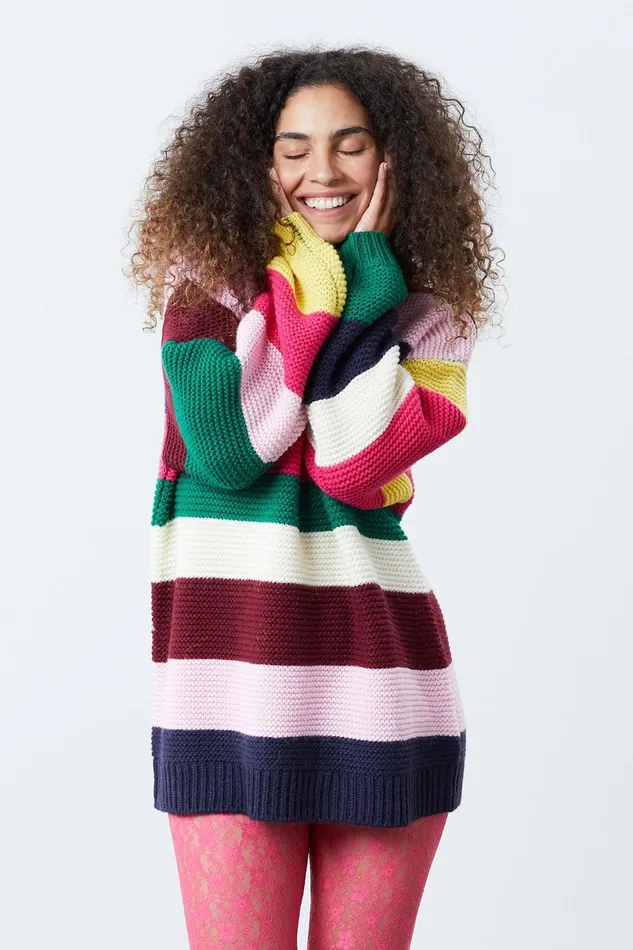 Women Lollys Laundry Knitwear Silas Jumper Multi