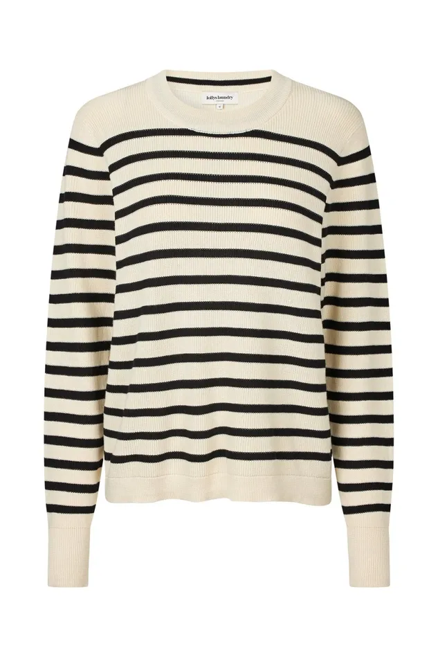 Women Lollys Laundry Knitwear SwanLL Jumper LS Black