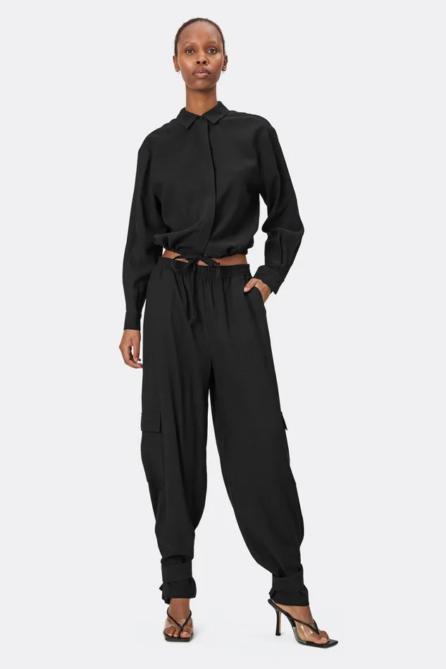 Women Lollys Laundry Pants Shorts Baja Pants Black