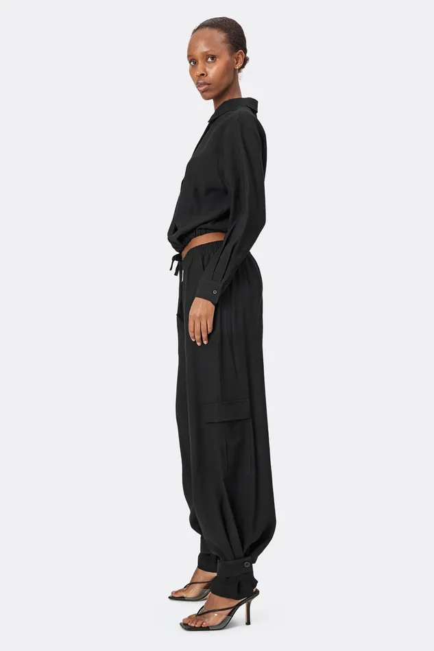 Women Lollys Laundry Pants Shorts Baja Pants Black