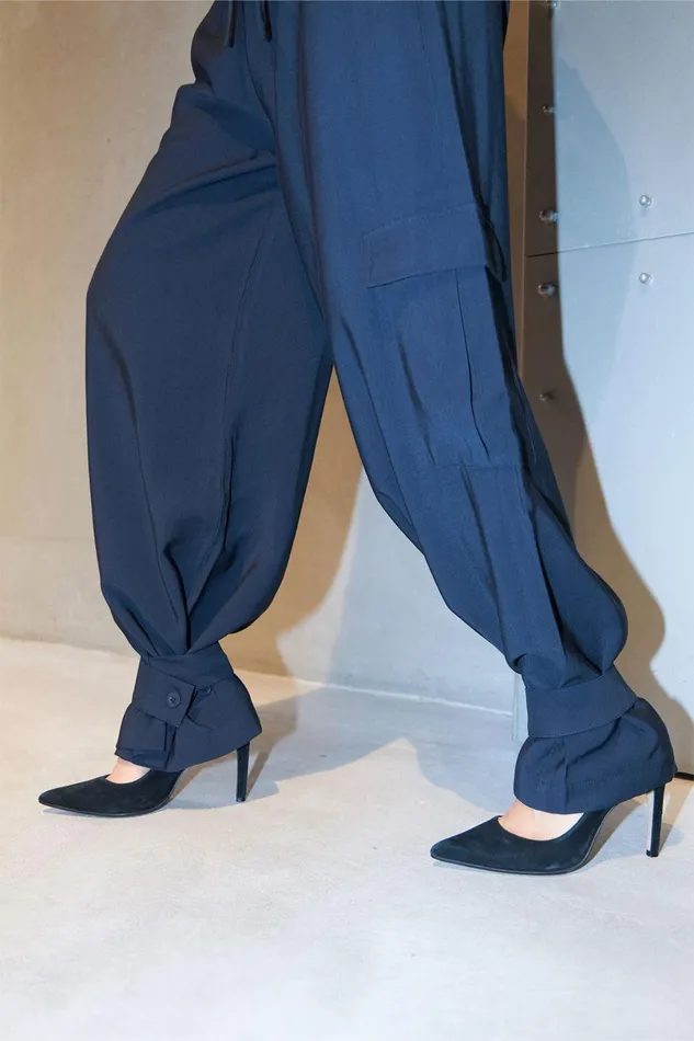 Women Lollys Laundry Pants Shorts Baja Pants Dark Navy