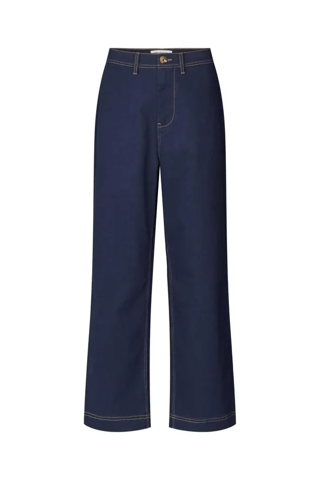 Women Lollys Laundry Pants Shorts Florida Pants Dark Blue