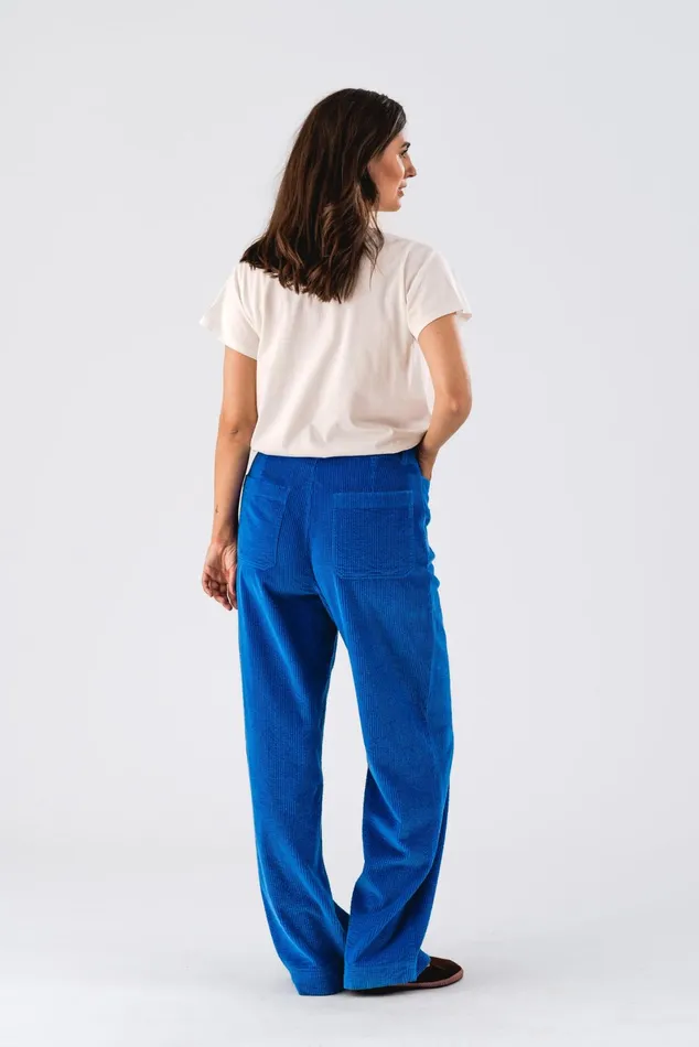 Women Lollys Laundry Pants Shorts Florida Pants Neon Blue