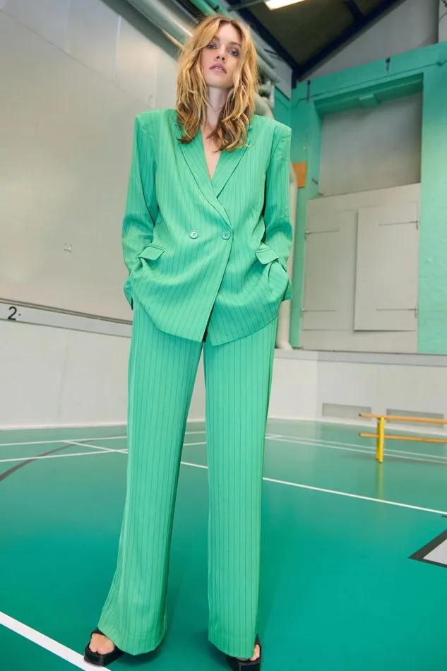 Women Lollys Laundry Pants Shorts Leo Pants Green