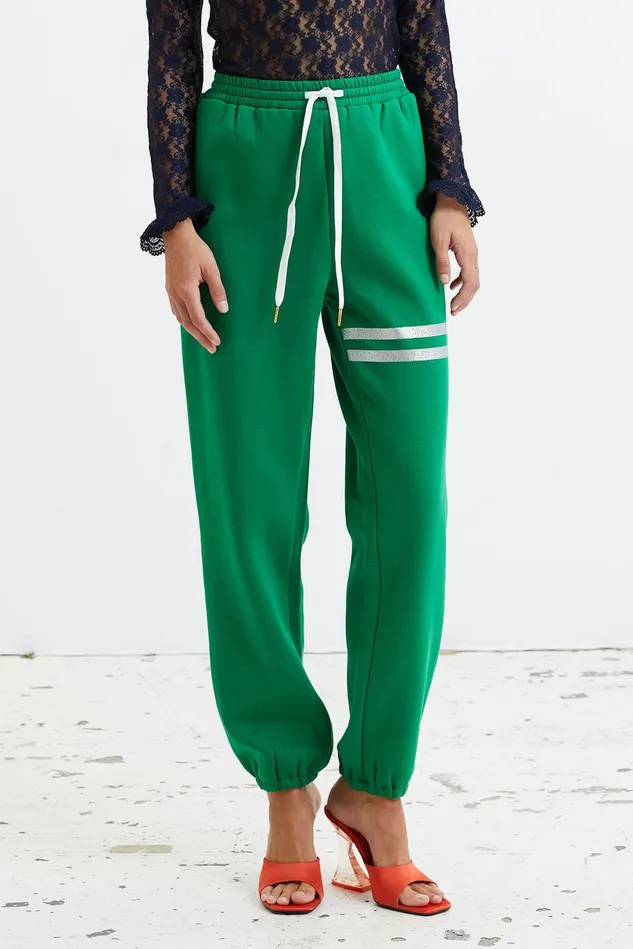 Women Lollys Laundry Pants Shorts Mona Pants Green