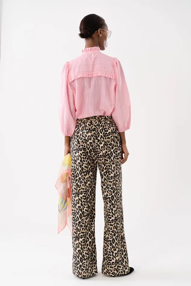 Women Lollys Laundry Pants Shorts RitaLL Pants Leopard Print