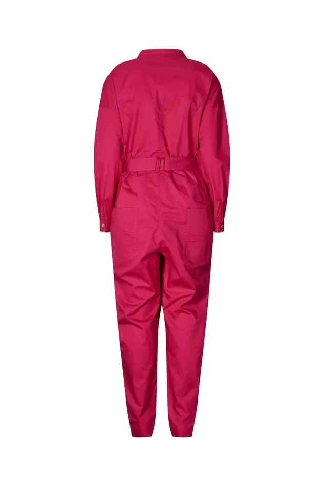 Women Lollys Laundry Pants Shorts Yuko Jumpsuit Neon Pink