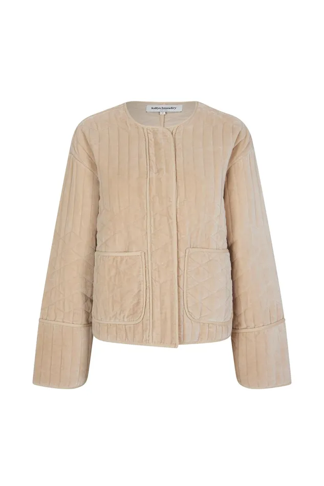 Women Lollys Laundry Quilt AnandaLL Jacket Beige