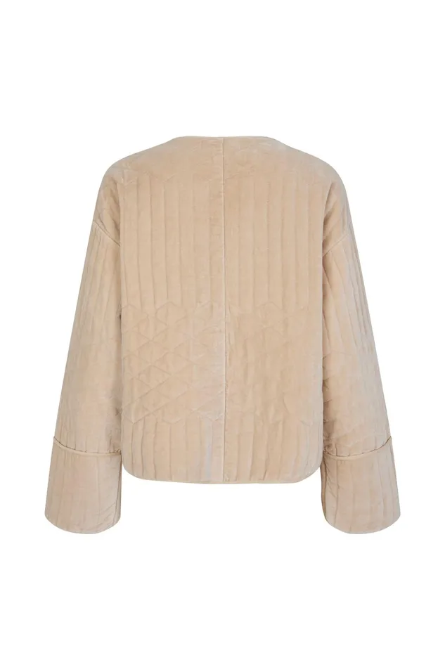Women Lollys Laundry Quilt AnandaLL Jacket Beige