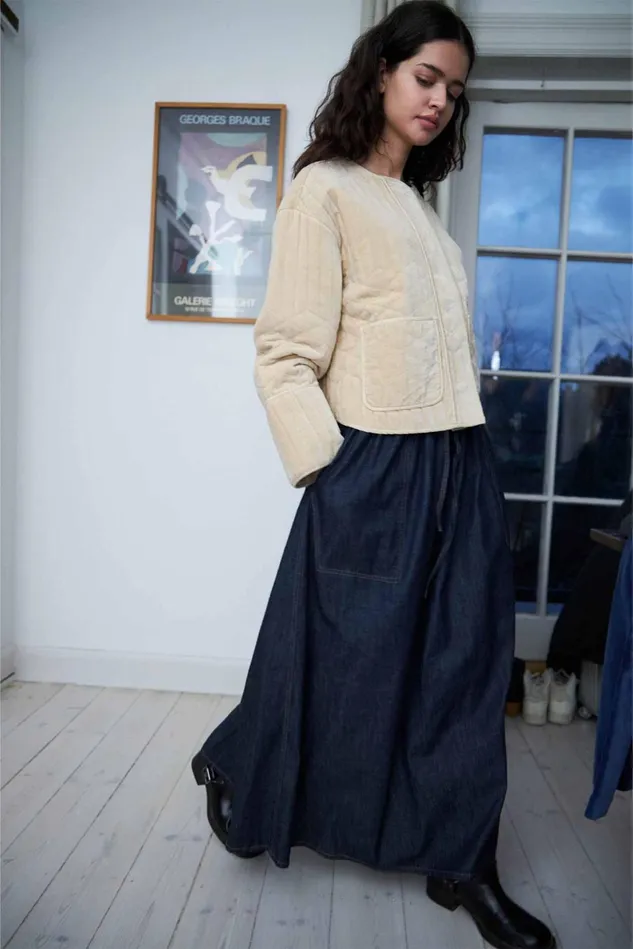 Women Lollys Laundry Quilt AnandaLL Jacket Beige
