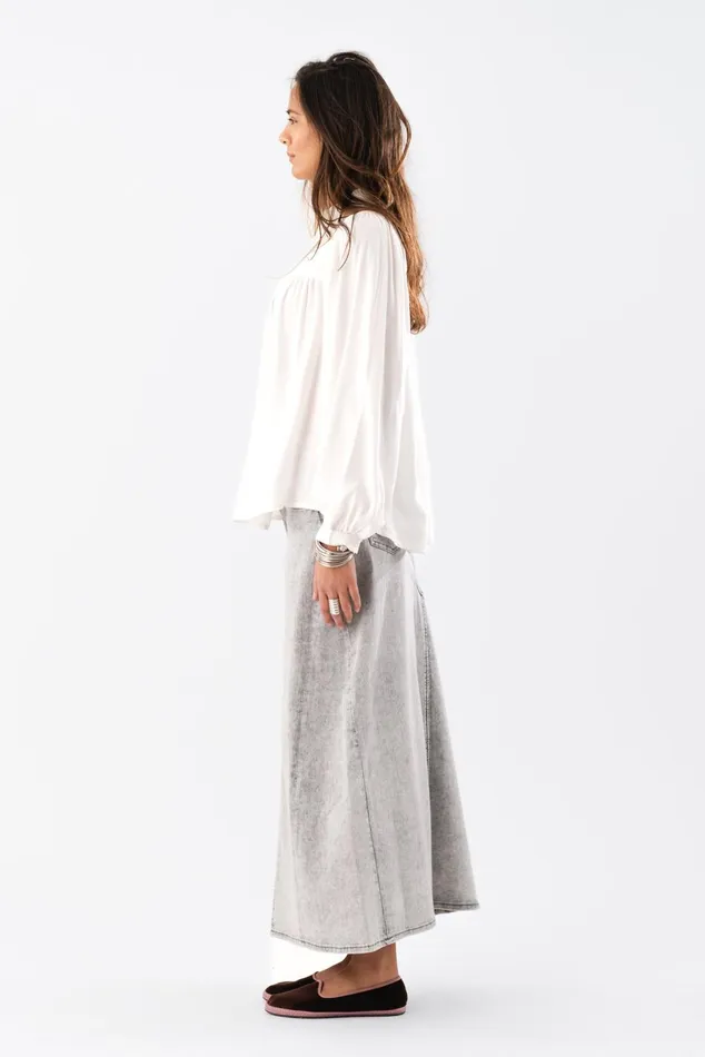 Women Lollys Laundry Shirts CaraLL Shirt LS White