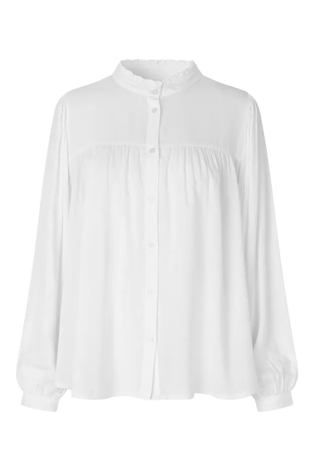Women Lollys Laundry Shirts CaraLL Shirt LS White